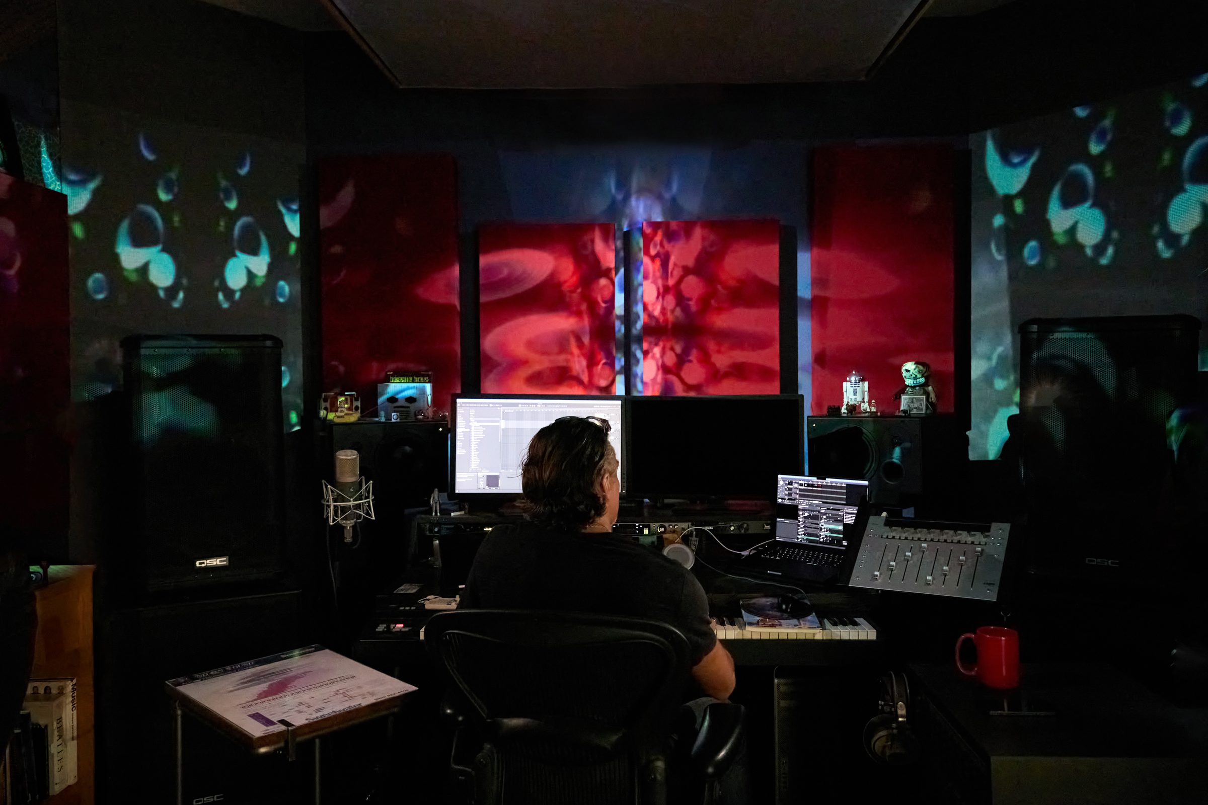 Greg Maloney in his studio