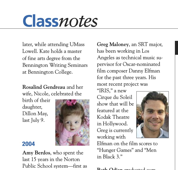 UMass Lowell Class Notes